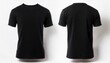 © Marko - Black t shirt front and back view