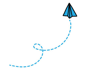 Poster - route location icon, three map pin sign and road or path, start and end journey symbol, black color 