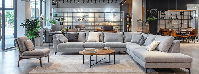 Interior of a living room. Contemporary house
