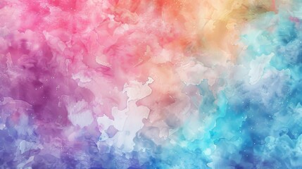 Aufkleber - The background is an abstract pastel watercolor.