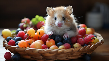 Wall Mural - Beautiful Hamster