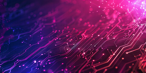 Wall Mural - Digital background, technology, circuit