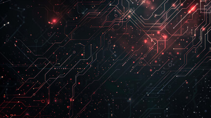 Wall Mural - Digital background, technology, circuit