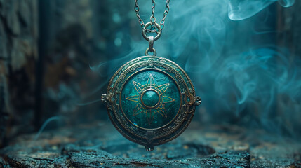 Wall Mural - Fantasy Talisman.  Amulet of Power