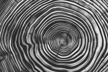 Poster - A striking black and white photo of a spiral pattern. Perfect for graphic design projects