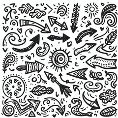 Set of Hand drawn vector Design 