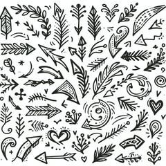 Set of Hand drawn vector Design 