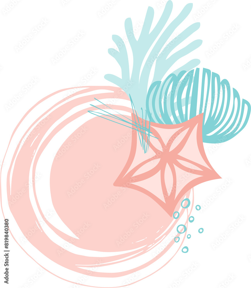 Universal abstract composition (frame) of flat isolated bionic elements ...