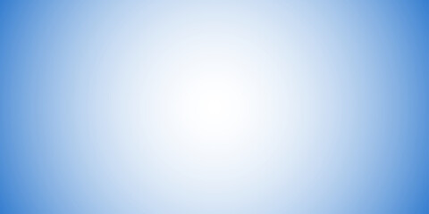 Wall Mural - blue radial gradient transparent background, copy space design element
