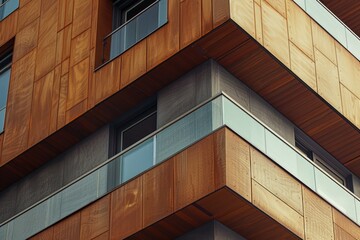 Poster - Detailed view of a clock on the side of a building, suitable for business or time-related concepts