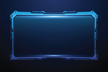 Poster - abstract hud ui gui future futuristic screen system virtual design.