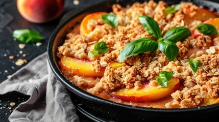 Wall Mural - Fresh fruit in a black bowl, perfect for healthy eating concept