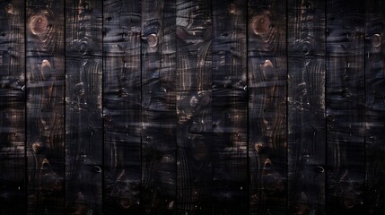 Poster - wooden dark background of free space for your decoration : generative ai