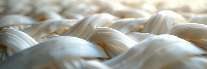 Detailed view of a section of metal mesh up close