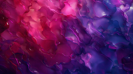 Wall Mural - A painting of a colorful galaxy with purple and orange swirls