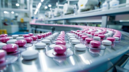 Poster - The article discusses modernizing pharmaceutical production lines with a focus on automating pill manufacturing. It showcases hightech advancements in industry efficiency and innovation