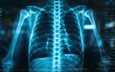 Naklejka na meble Radiographs are utilized to understand the internal structures within the body, providing detailed diagnostic information for medical professionals.