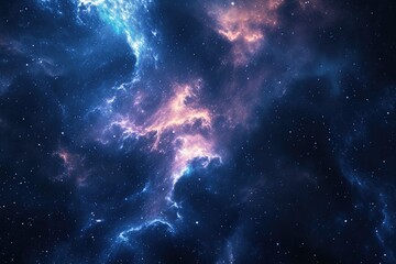 Beautiful galaxy background with nebulas and stars