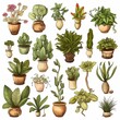 © Stock Clipart Group - plant clipart,plant no background,plant fresh,Fresh plant cartoon,