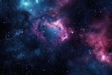 Wall Mural - Beautiful galaxy background with vibrant colors