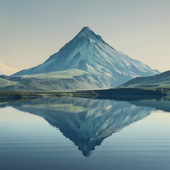 Wall Mural - mountain in autumn