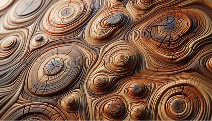 Photorealistic wood texture with natural grains