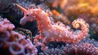 © Pittaya - Enchanting Sea Horse Fantasy: Graceful Creature in Vibrant Coral Reefs