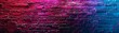© Rattanathip - Brick wall background illuminated by colorful neon lights, creating a vibrant and dynamic atmosphere. Ideal for creative design projects.