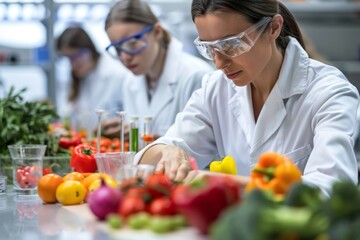 food science research, food scientists analyze data to decode flavors and nutritional benefits, meti