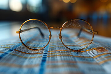 Poster - financial analysts conducting in-depth research and analysis to identify promising investment opport