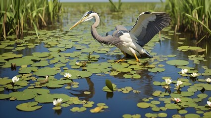 Wall Mural - beautiful birds and nature 