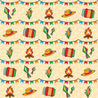 © ClaudiaRamoska - Padronagem Festa Junina
