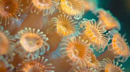 Wall Mural - an annual spectacle as dozens of species of coral spawn in a synchronized event.