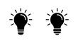 © AAVAA - Lamp icon set. Light bulb icon vector. idea symbol.