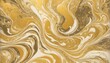 © Arceli - gold theme marbled paper design illustration from Generative AI