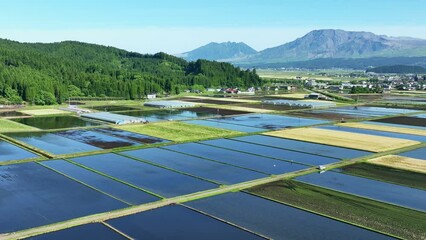 Poster - 田園の風景　空撮