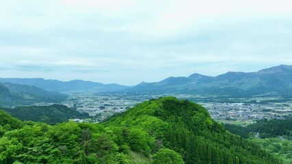 Poster - 山林の風景　空撮