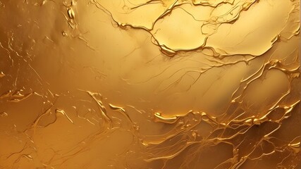 Poster - Gold texture background, abstract liquid gold background