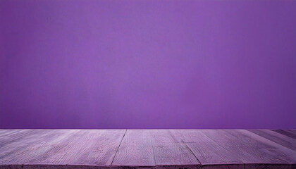 Wall Mural - Purple room A space with deep purple walls. Plain material. layout.