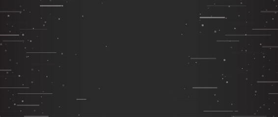 Poster - Glitch video background. White noise texture template. Glitched vhs tv pixels wallpaper. Image distortion backdrop effect. Vector illustration 