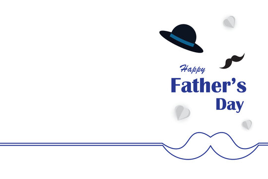 Happy Father's Day background design,Happy Father’s Day Calligraphy greeting card,poster ,banner template.