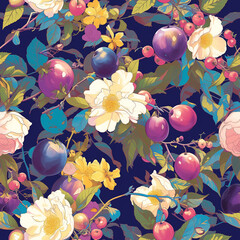 Sticker - seamless pattern