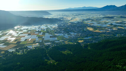 Poster - 田園都市の風景　空撮