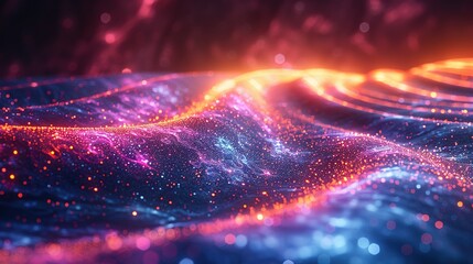 Poster - Into the Void: Hyper Speed Warp Amidst Cosmic Blues