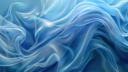 Canvas Print - A sleek abstract art design background featuring a silky wave.


