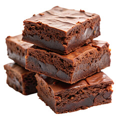 chocolate brownies transparent background