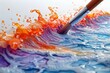 © AlexCaelus - Incorporate the concept of a splash into a vibrant and dynamic artwork