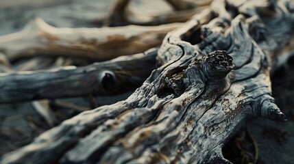 Poster - Rotten driftwood : Generative AI