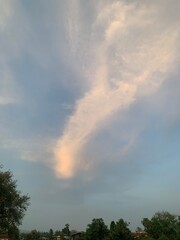 Wall Mural - clouds in the sky