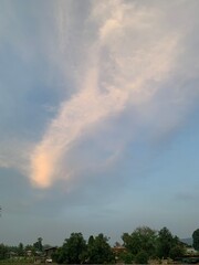 Wall Mural - clouds in the sky